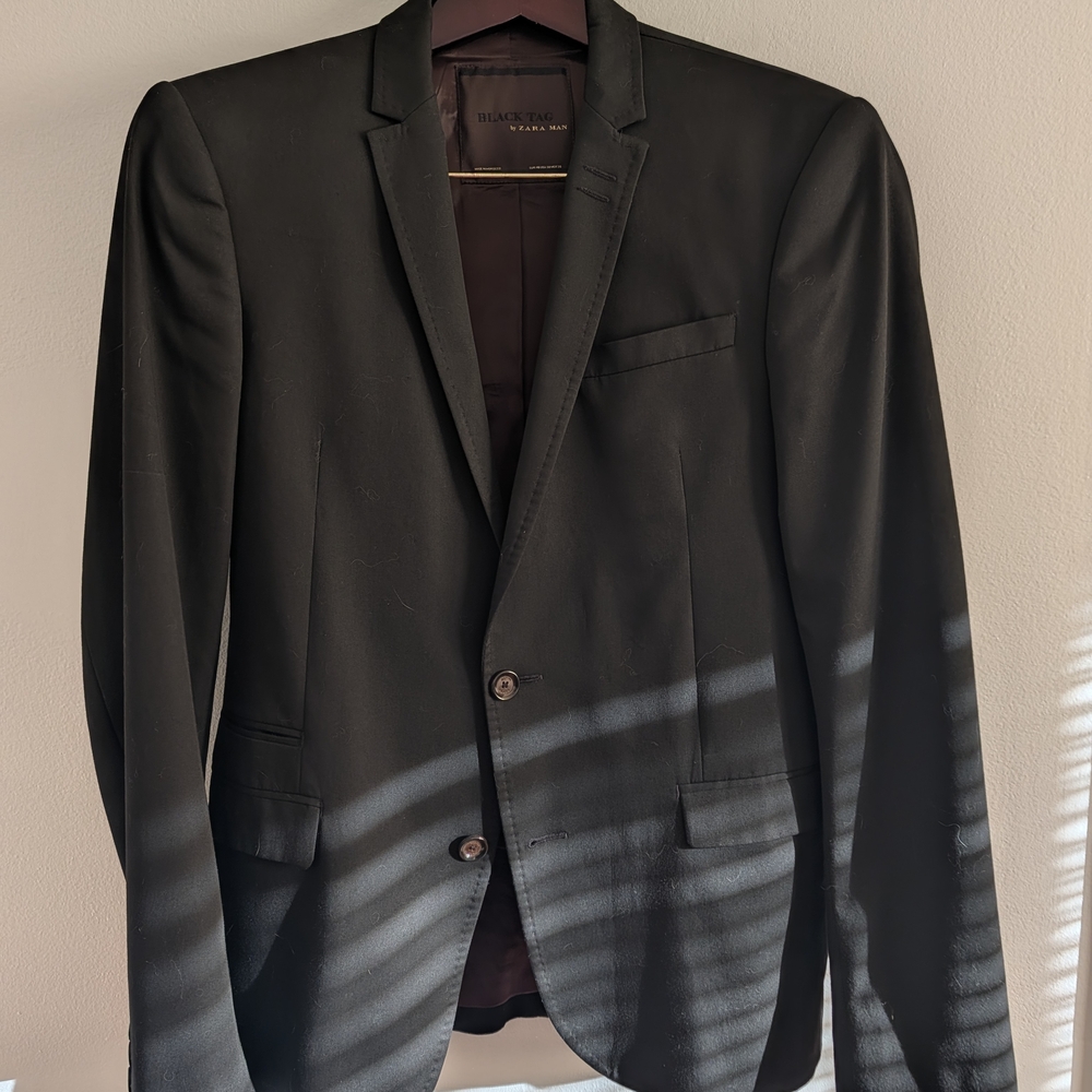 ZARA Man Black Tag Suit And Pants